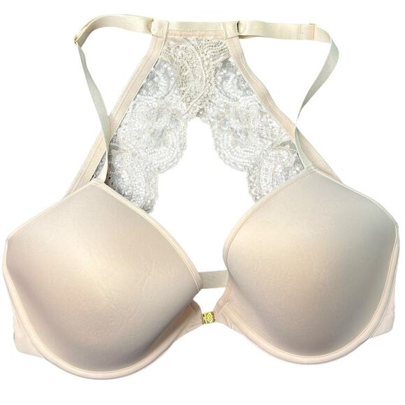 Thirdlove Bra Size 32F / 34E Lace Racerback Cream Nude Lace New with tags - Picture 1 of 7